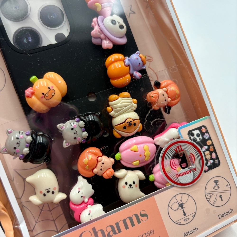 Artikl iPhone 16 Pro Max PopCharms Halloween Phone Case 15 Charms Included
